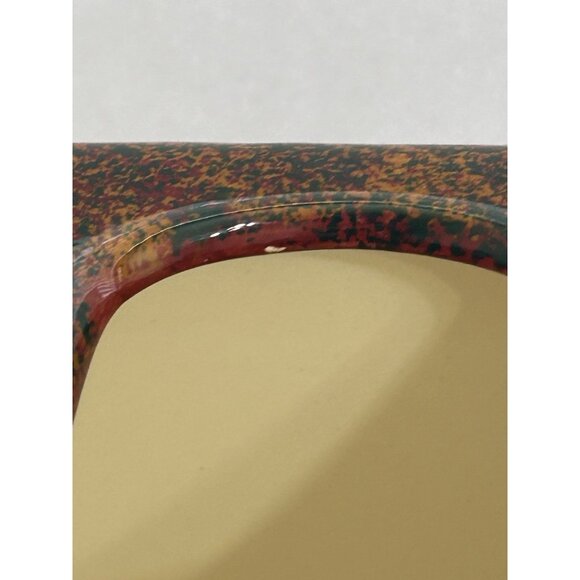 Vintage Southwestern Aztec Western Rustic Tissue Holder Ceramic Box Cover USA - Picture 8 of 13